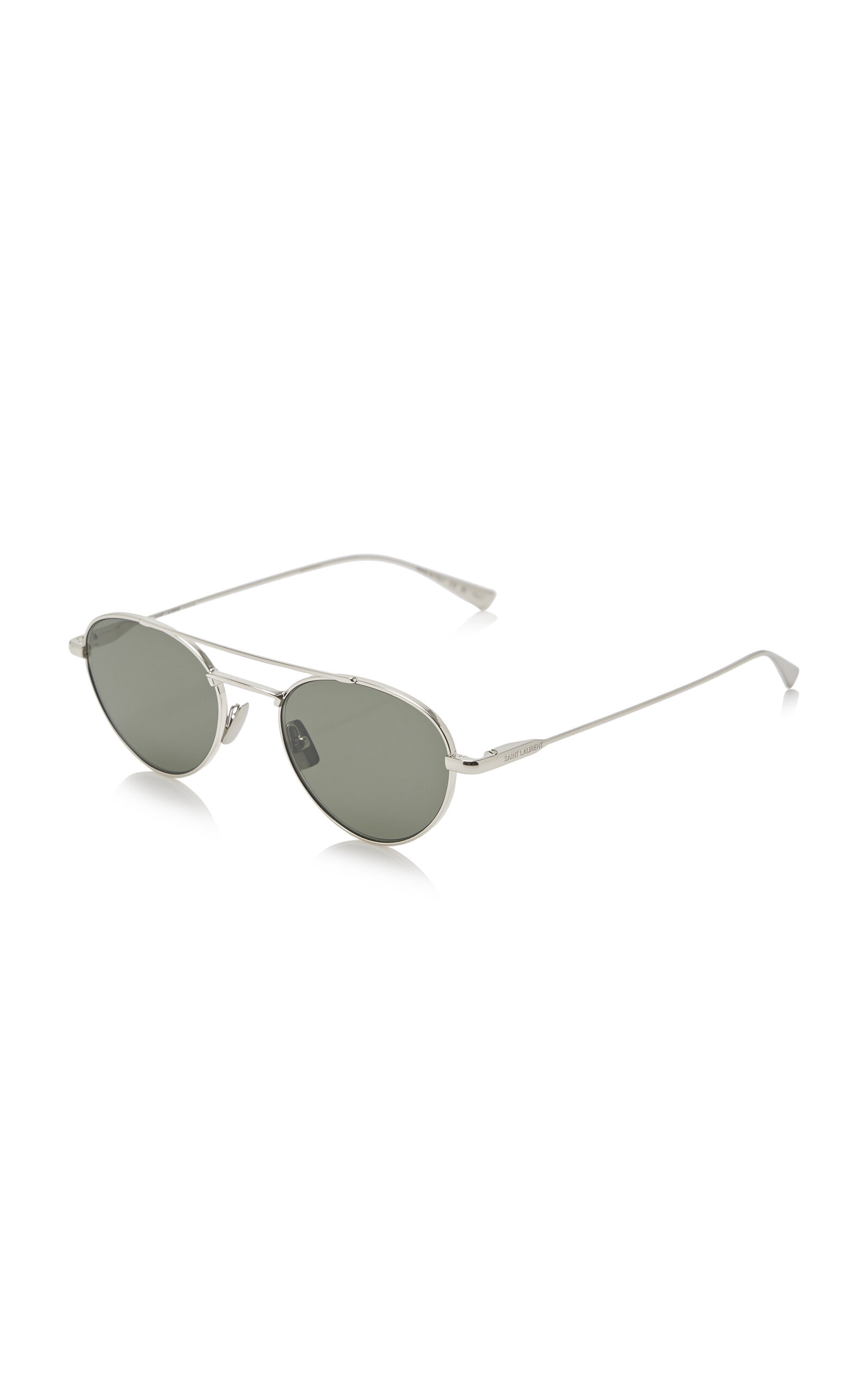 Aviator-Frame Metal Sunglasses silver - 3