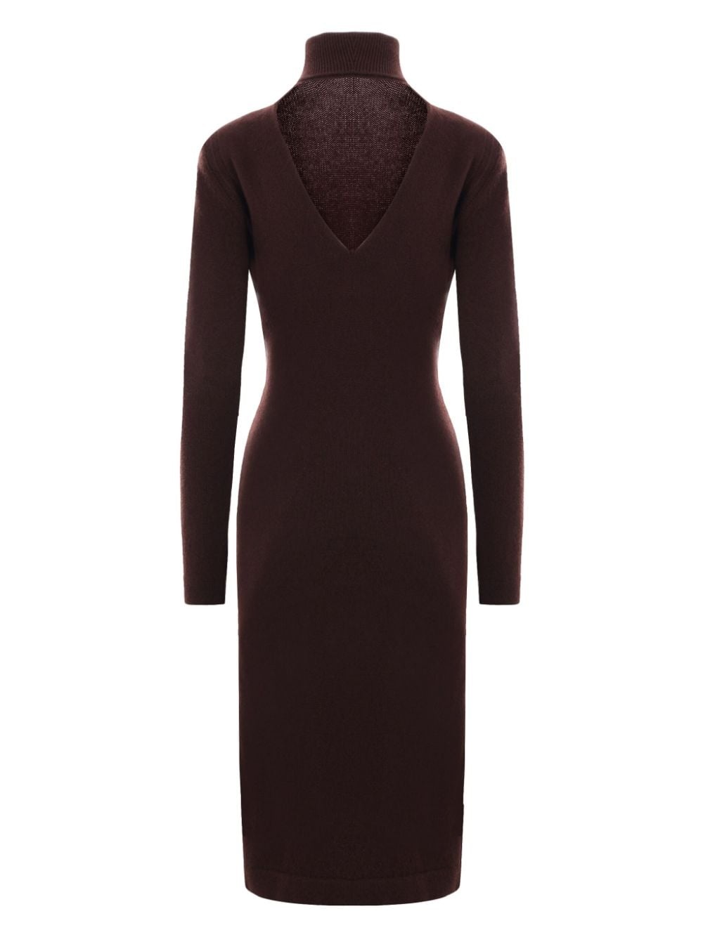 knit cashmere midi dress - 2