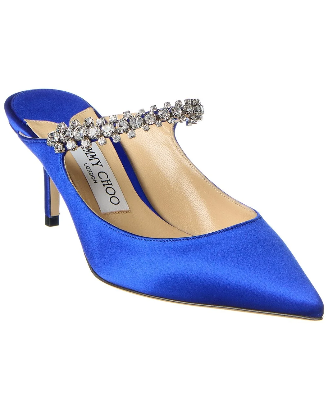 Jimmy Choo Bing 65 Satin Mule - 1