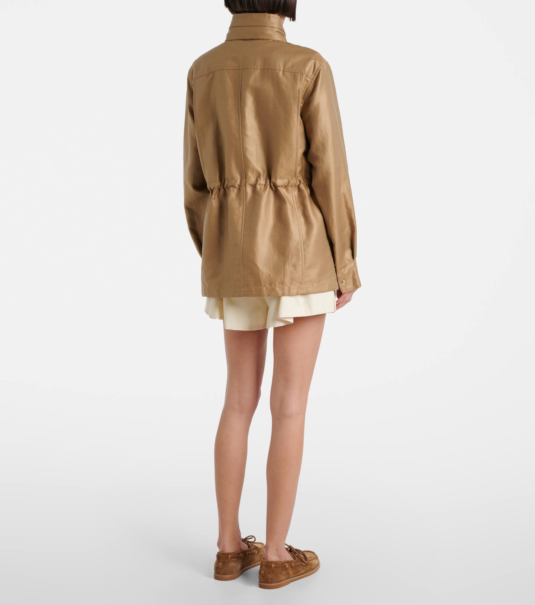 Agax linen and cotton jacket - 3