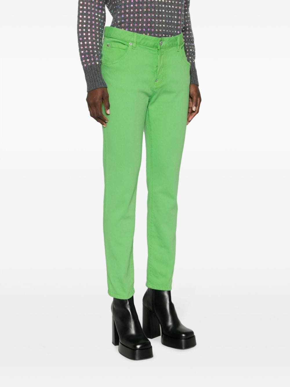 Bull tapered cropped jeans - 3