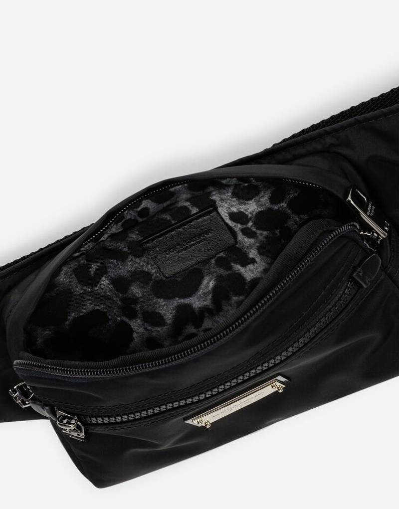 Nylon belt bag with branded plate 4