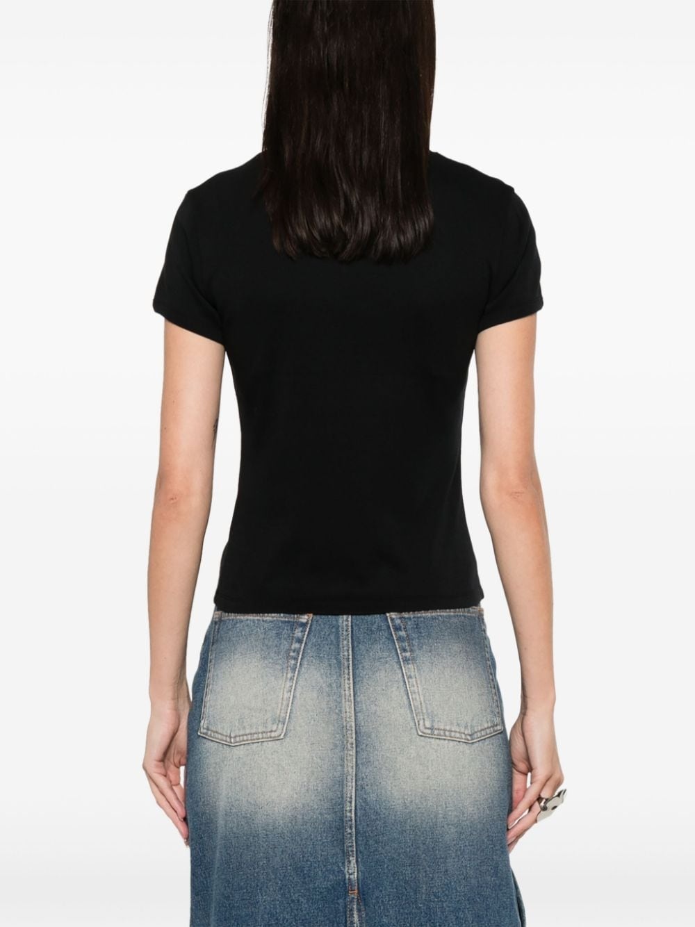 alien head-print T-shirt - 4