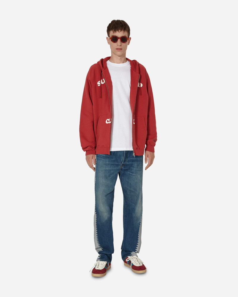 Stockholm Surfboard Club Zip Hoodie Goji outlook