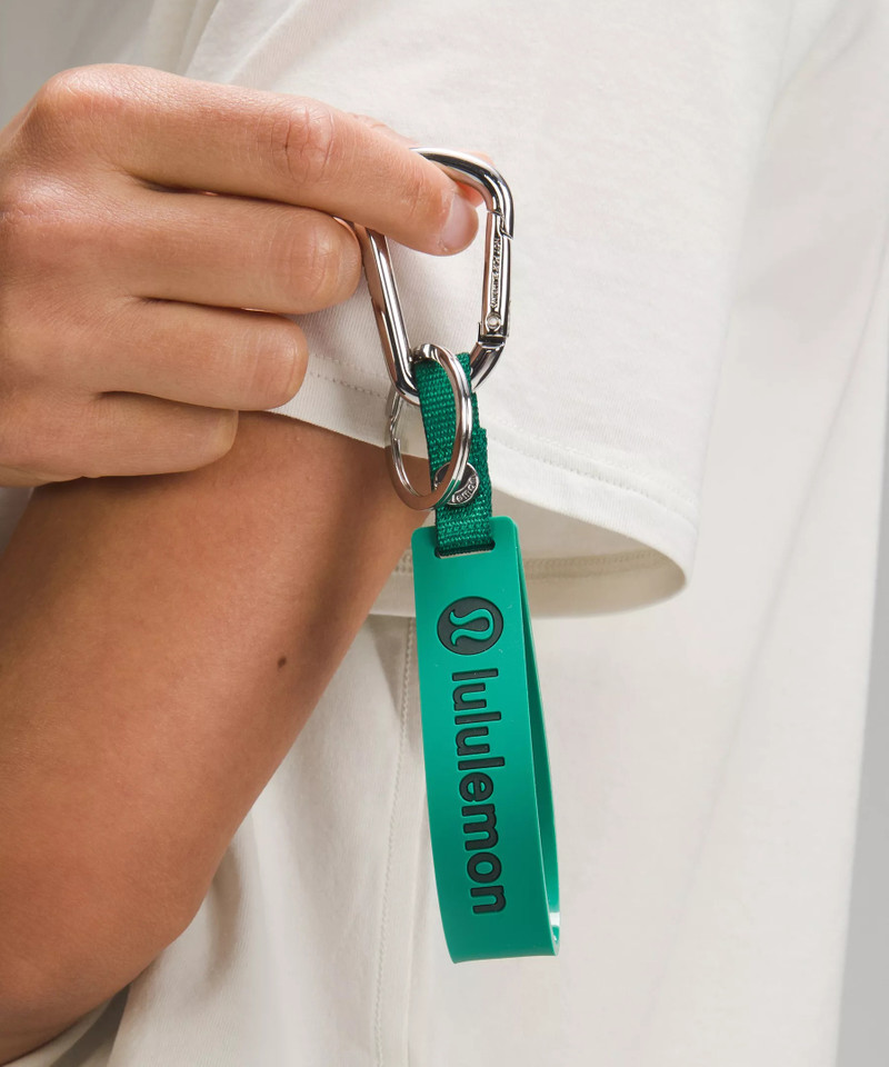 lululemon Silicone Keychain outlook