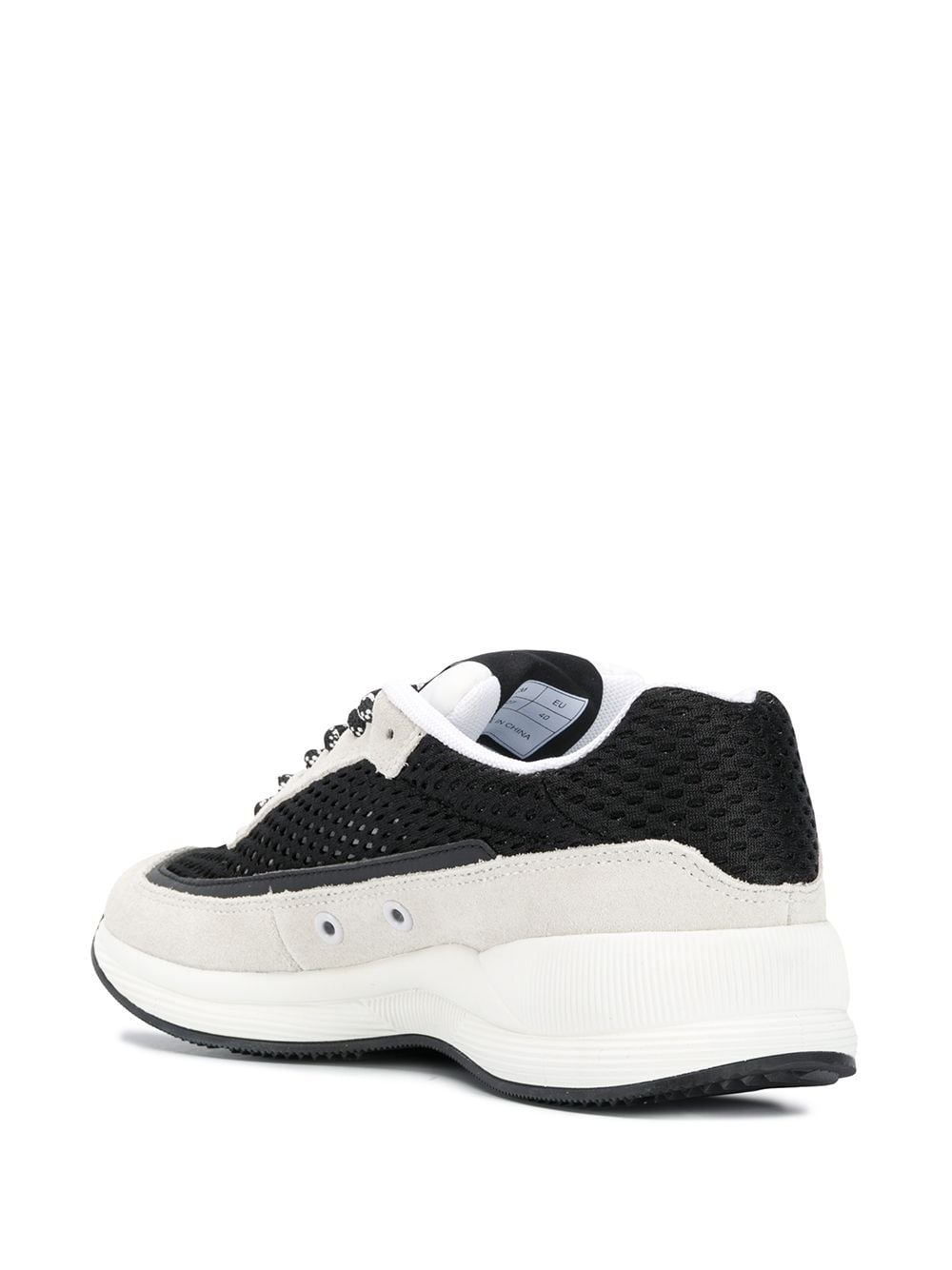 low top wedge sole sneakers - 3