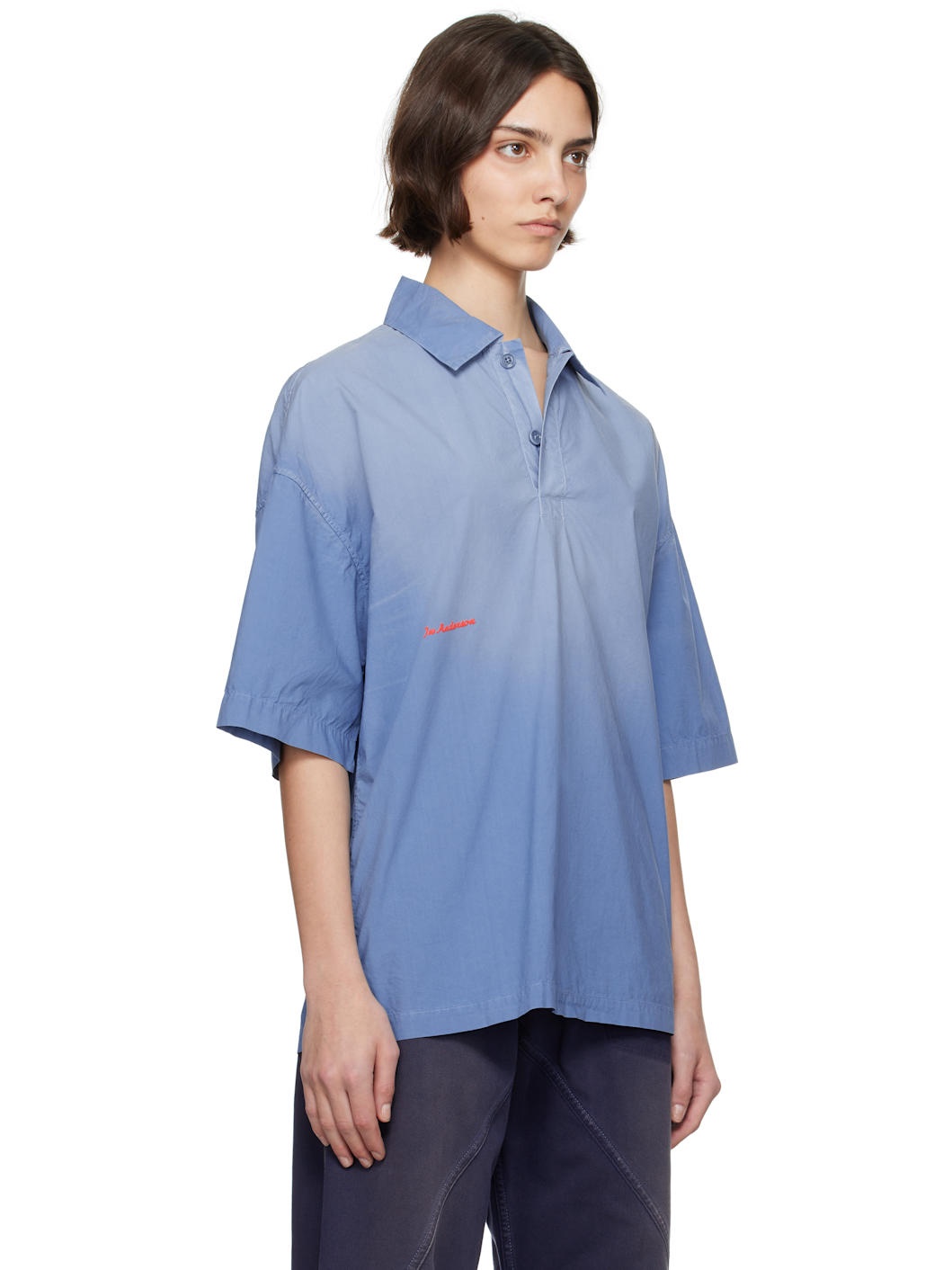 Blue Oversized Polo - 2