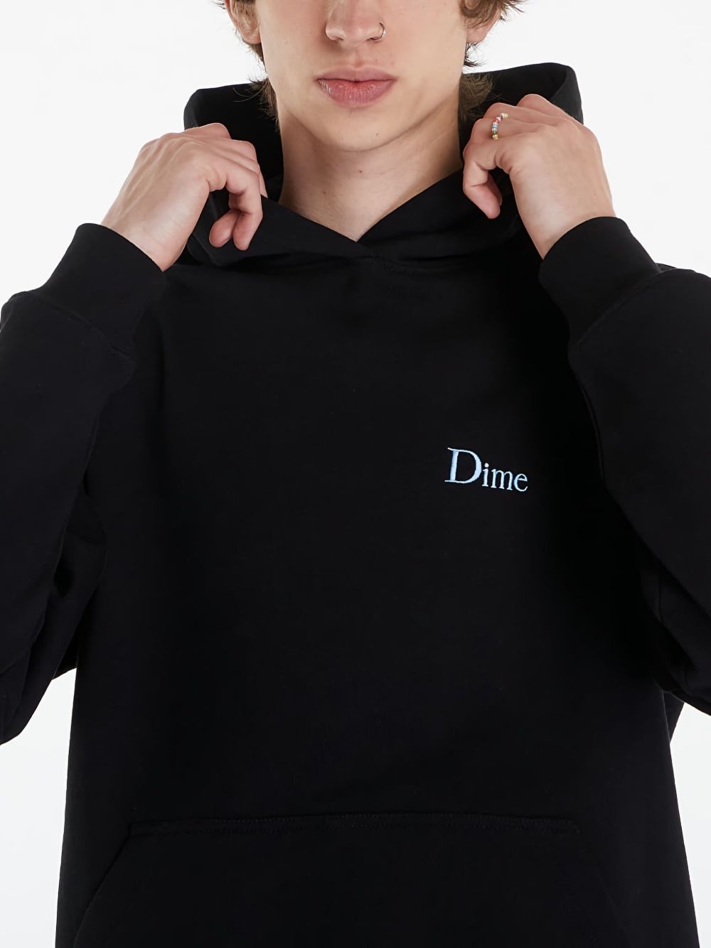 small-logo hoodie - 7
