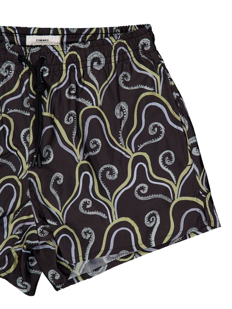 abstract-pattern swim shorts 3