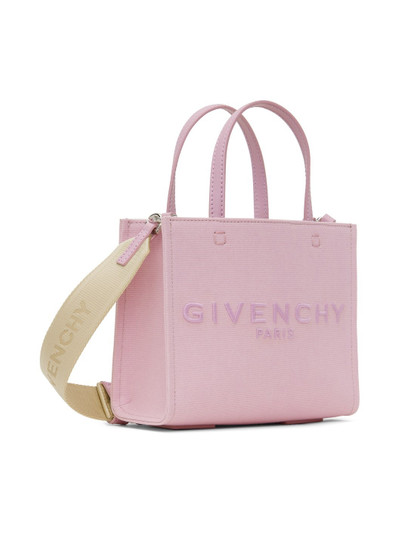 Givenchy Pink Mini G-Tote Shopping Bag outlook