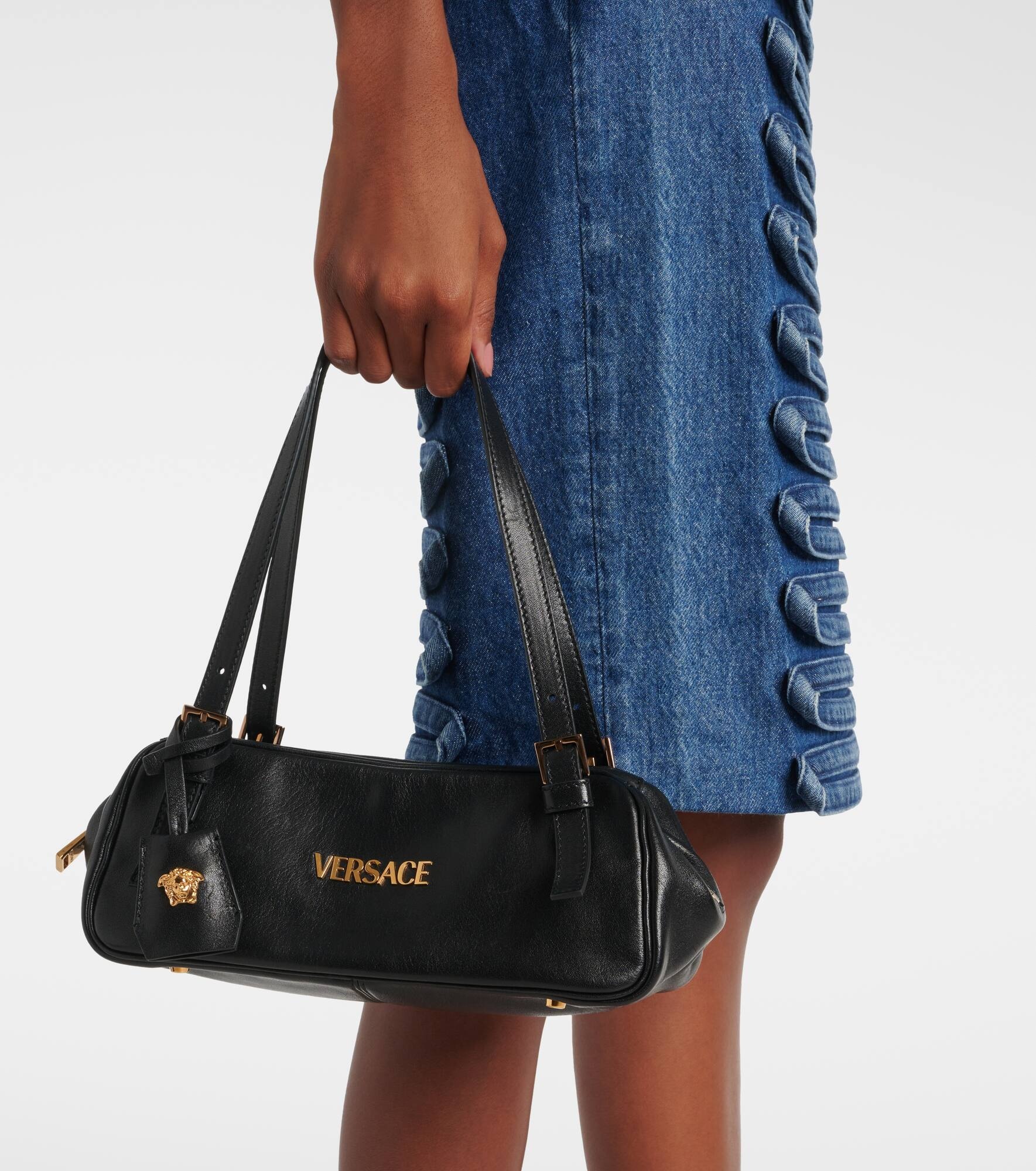 Tag Bowling Medium leather shoulder bag - 6