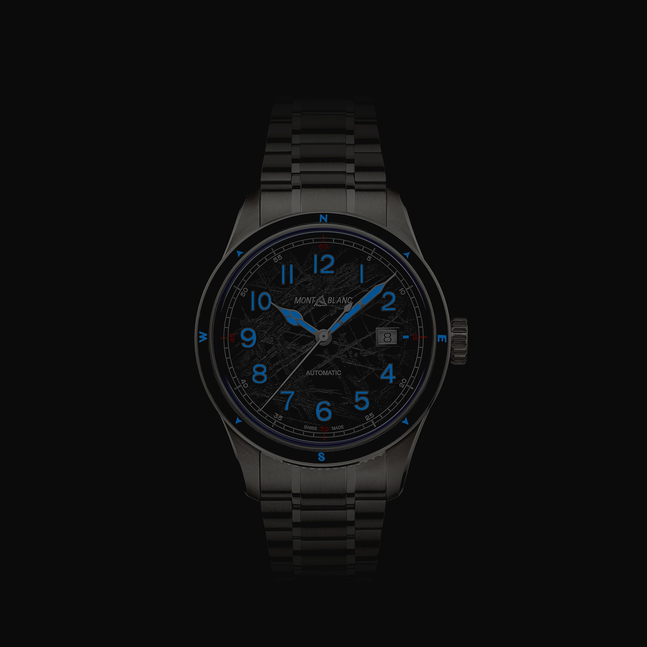 Montblanc 1858 Automatic Date 0 Oxygen The 8000 - 7
