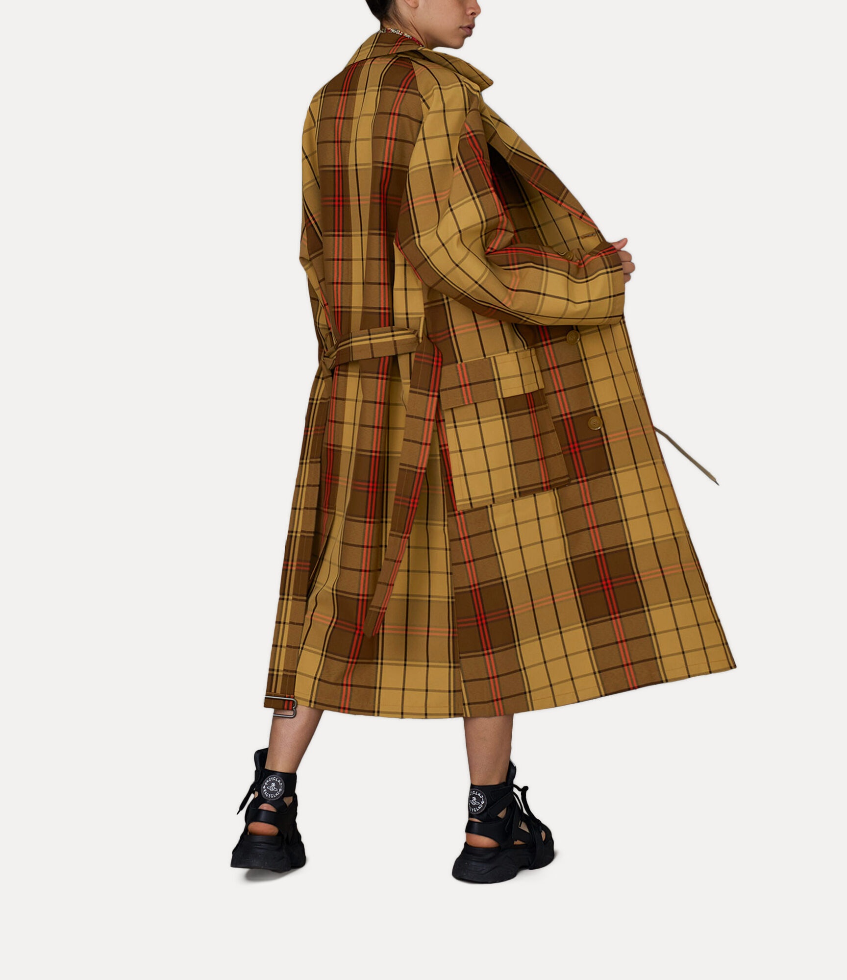 GRAZIANO TRENCH COAT TARTAN - 5