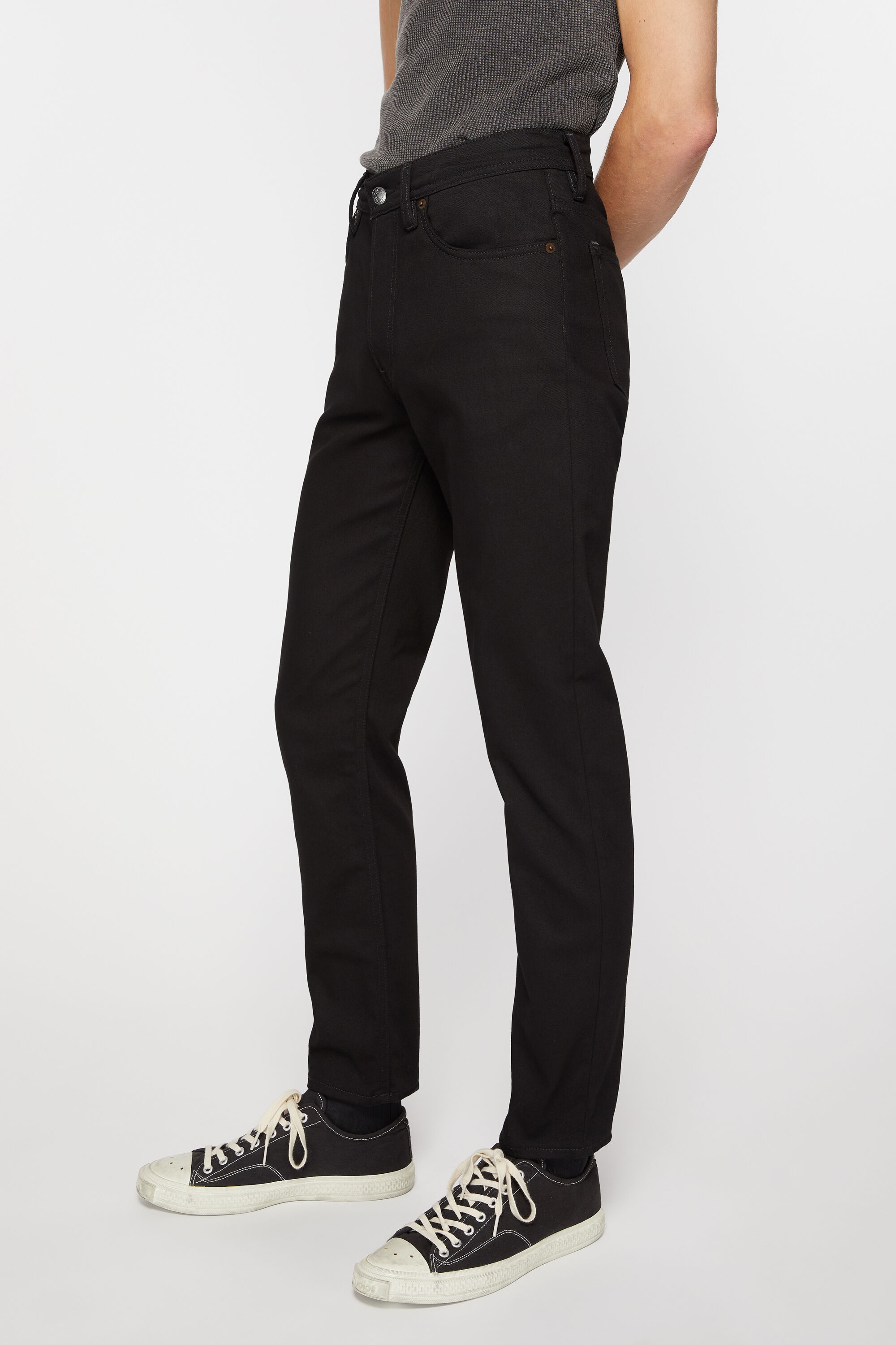 Slim fit jeans - River - Stay black - 3