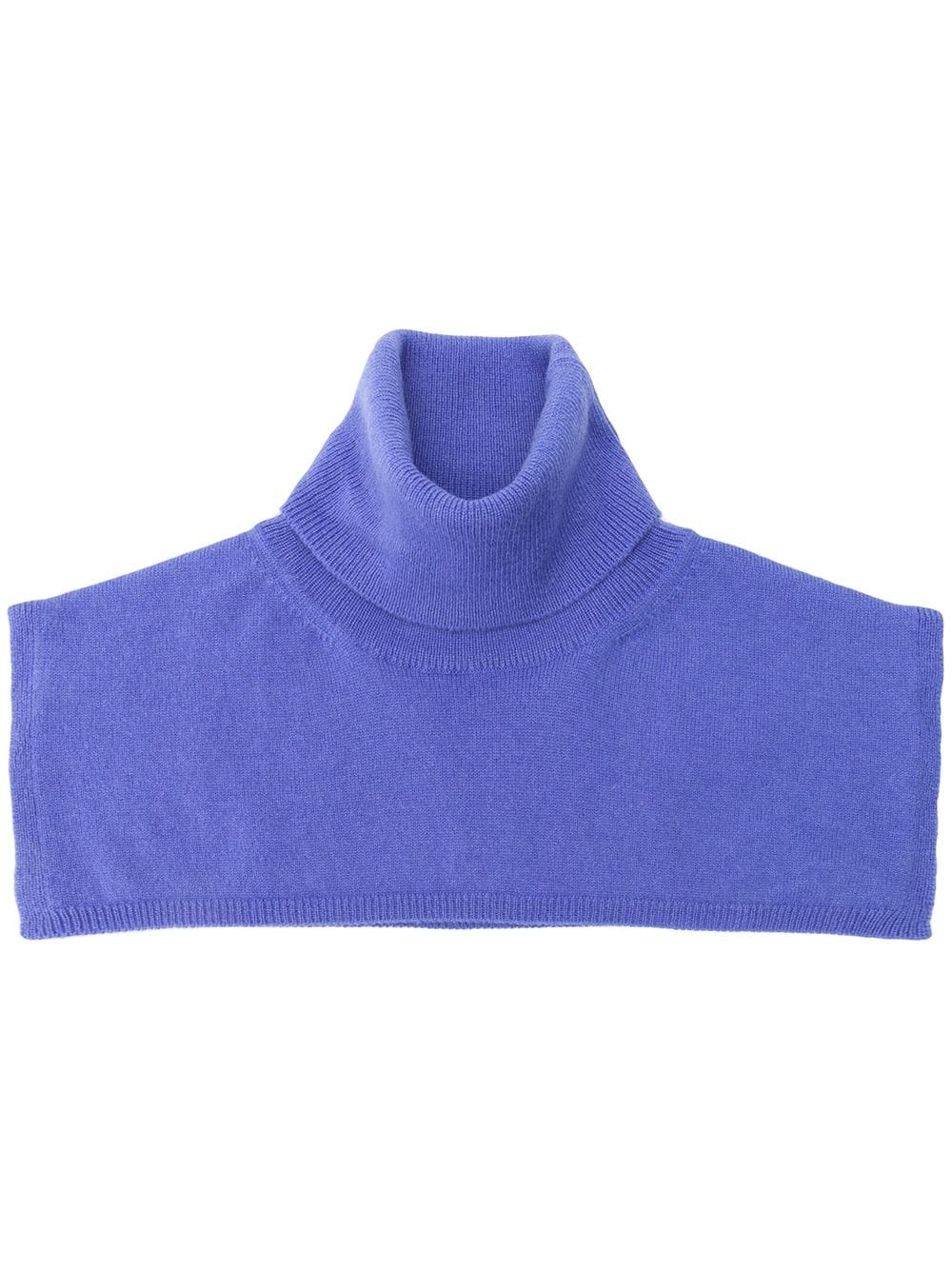 cropped cashmere roll neck - 1