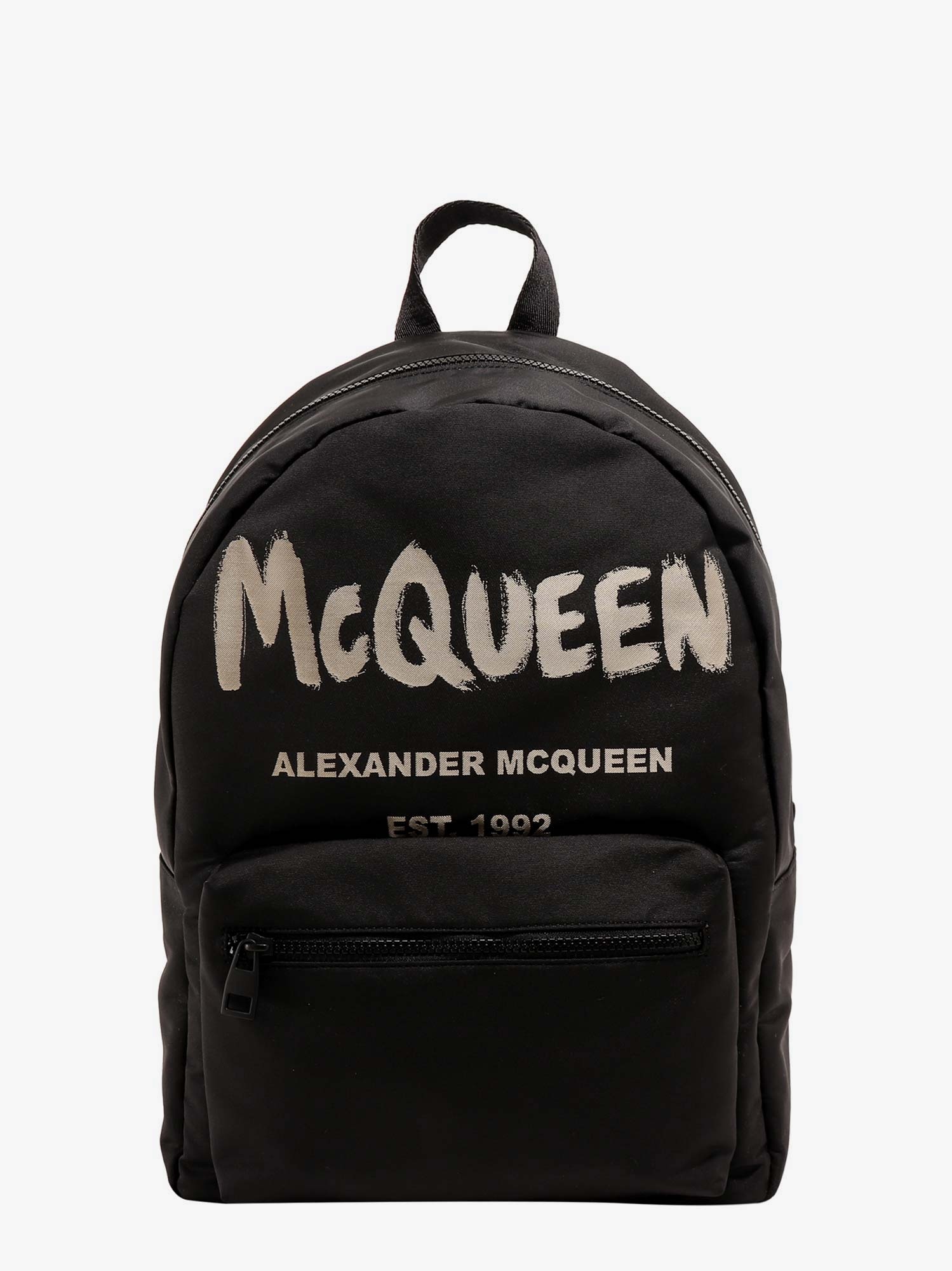 Alexander Mcqueen Man Metropolitan Man Black Backpacks - 1