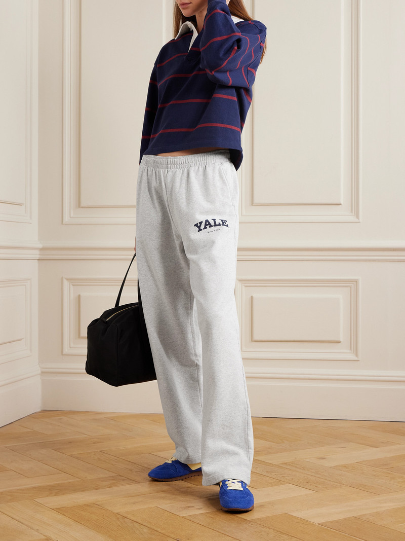 Sporty & Rich Printed Cotton-jersey Track Pants outlook