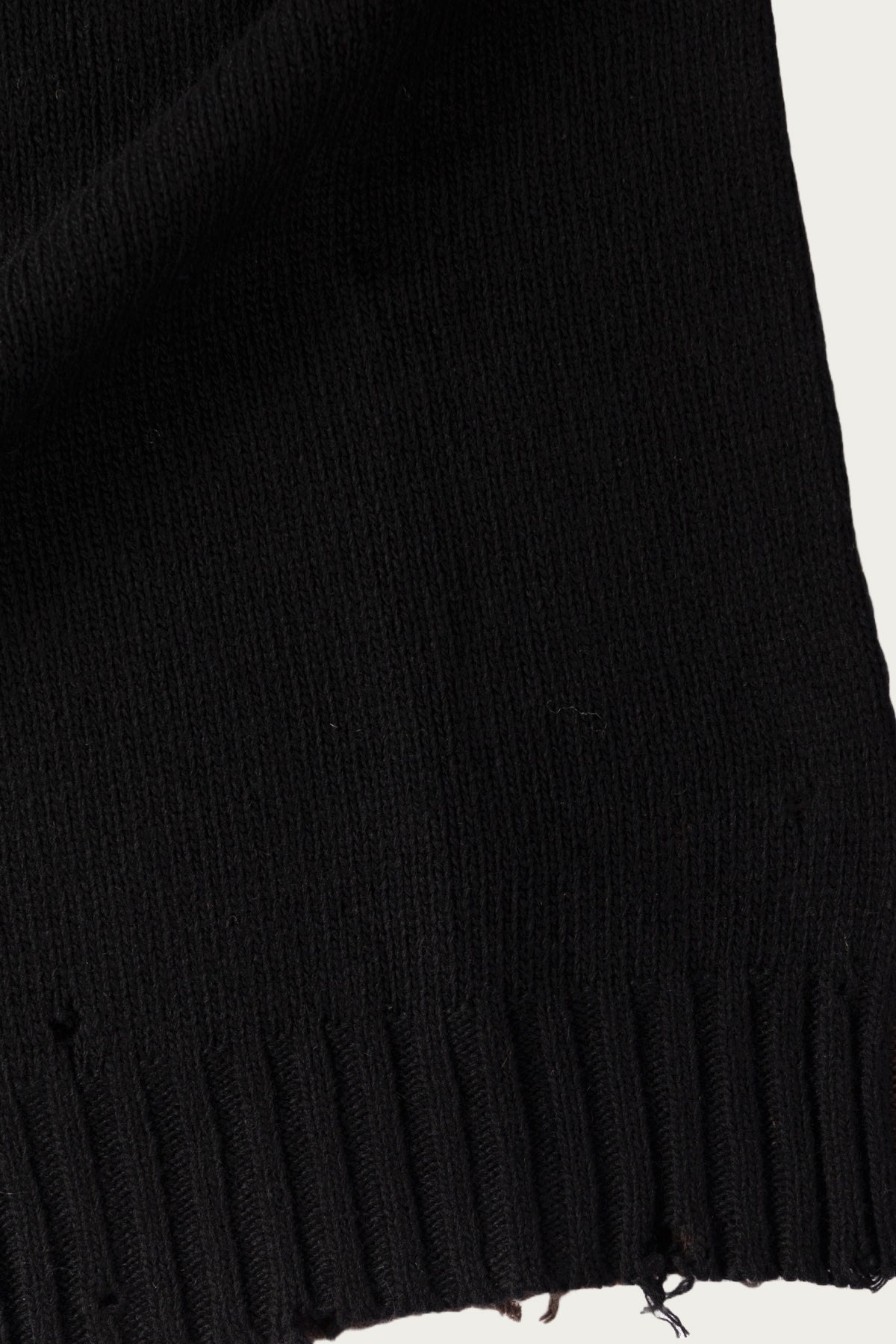 Two-Tone Cardigan - Black/Brown - 4