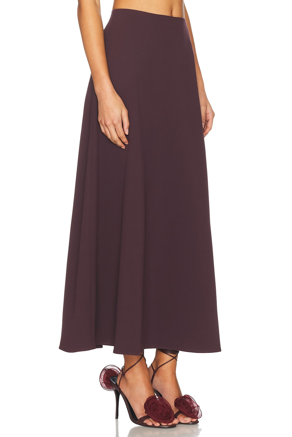 The Heavy Crepe Midi Skirt - 2