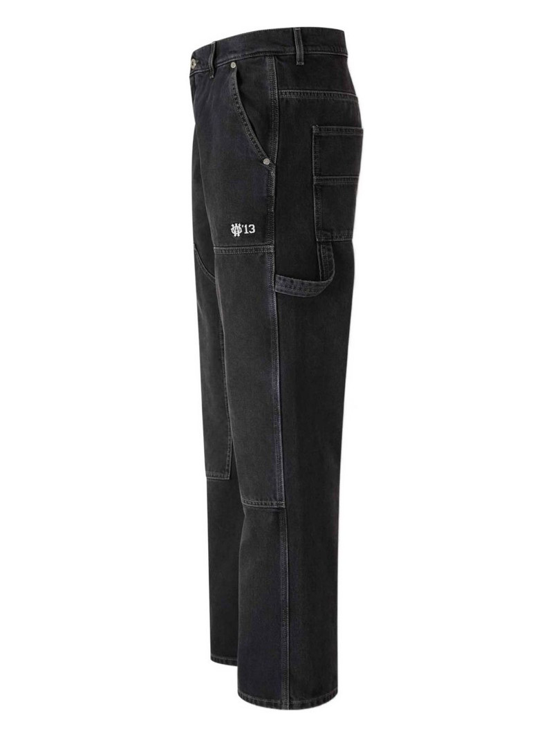 stitching flared jeans 1