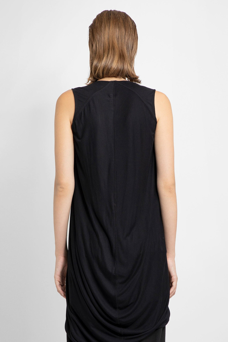 RICK OWENS LILIES WOMAN BLACK TOPS 3
