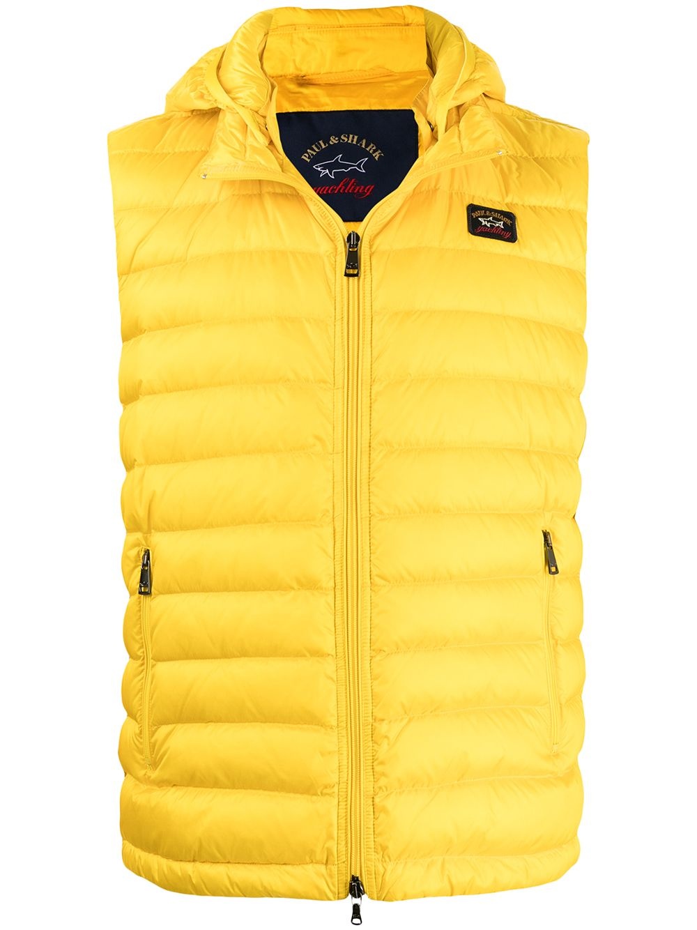 detachable-hood ultralight down vest - 1