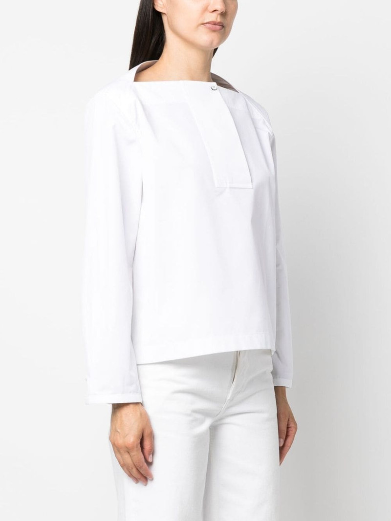 long-sleeved cotton blouse 3