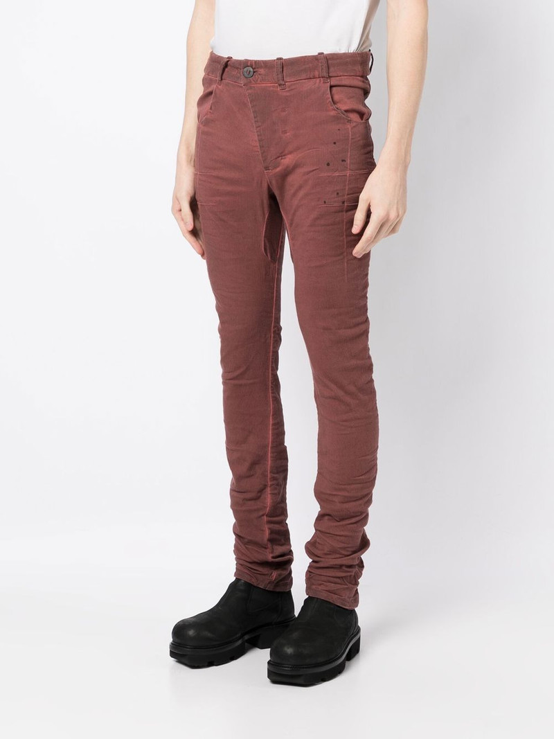 slim-cut denim jeans 3