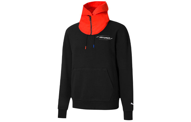 PUMA Puma x Attempt Hoodie 'Black Red' 598263-01 outlook