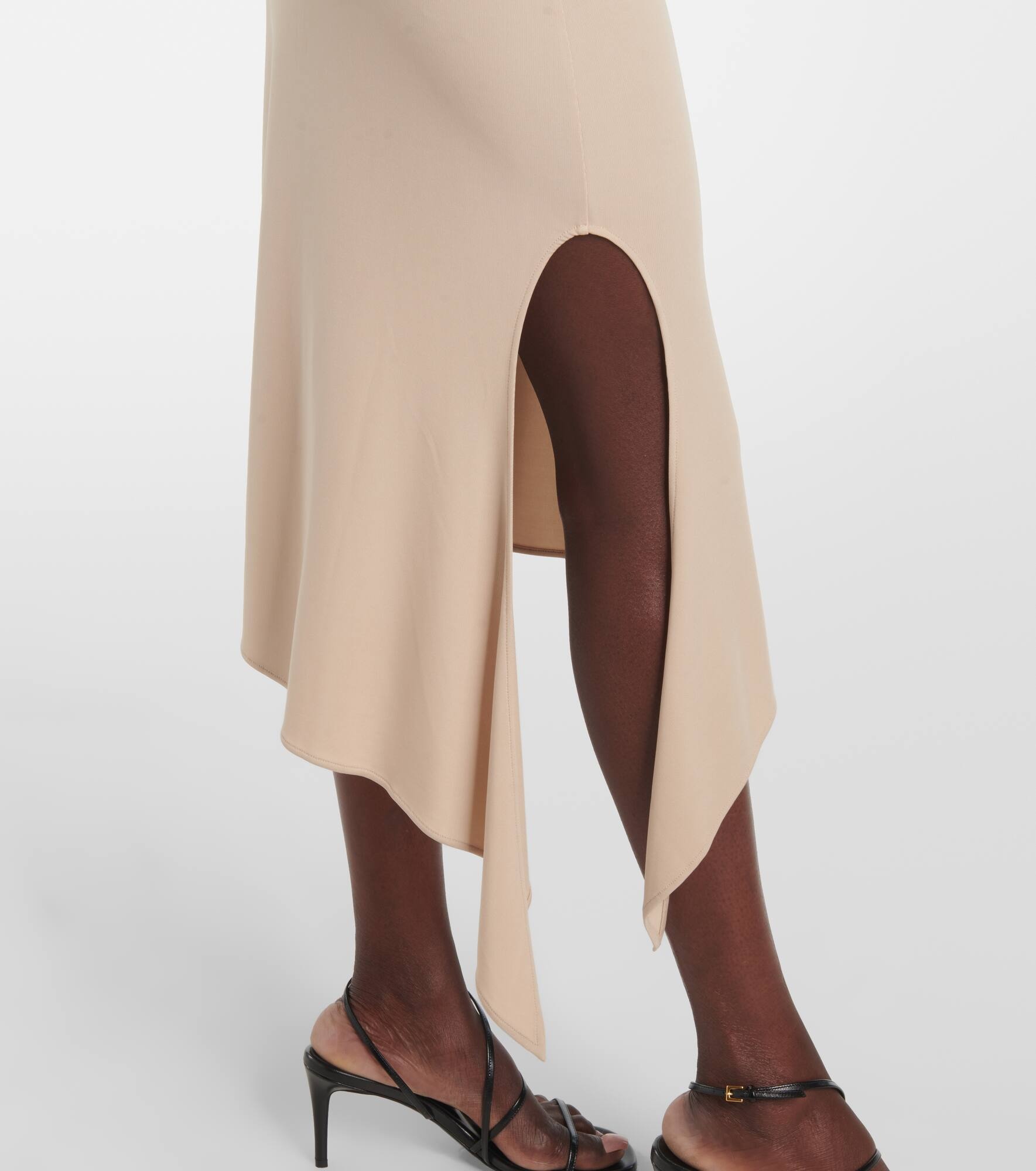 Undressed asymmetrical midi dress - 5