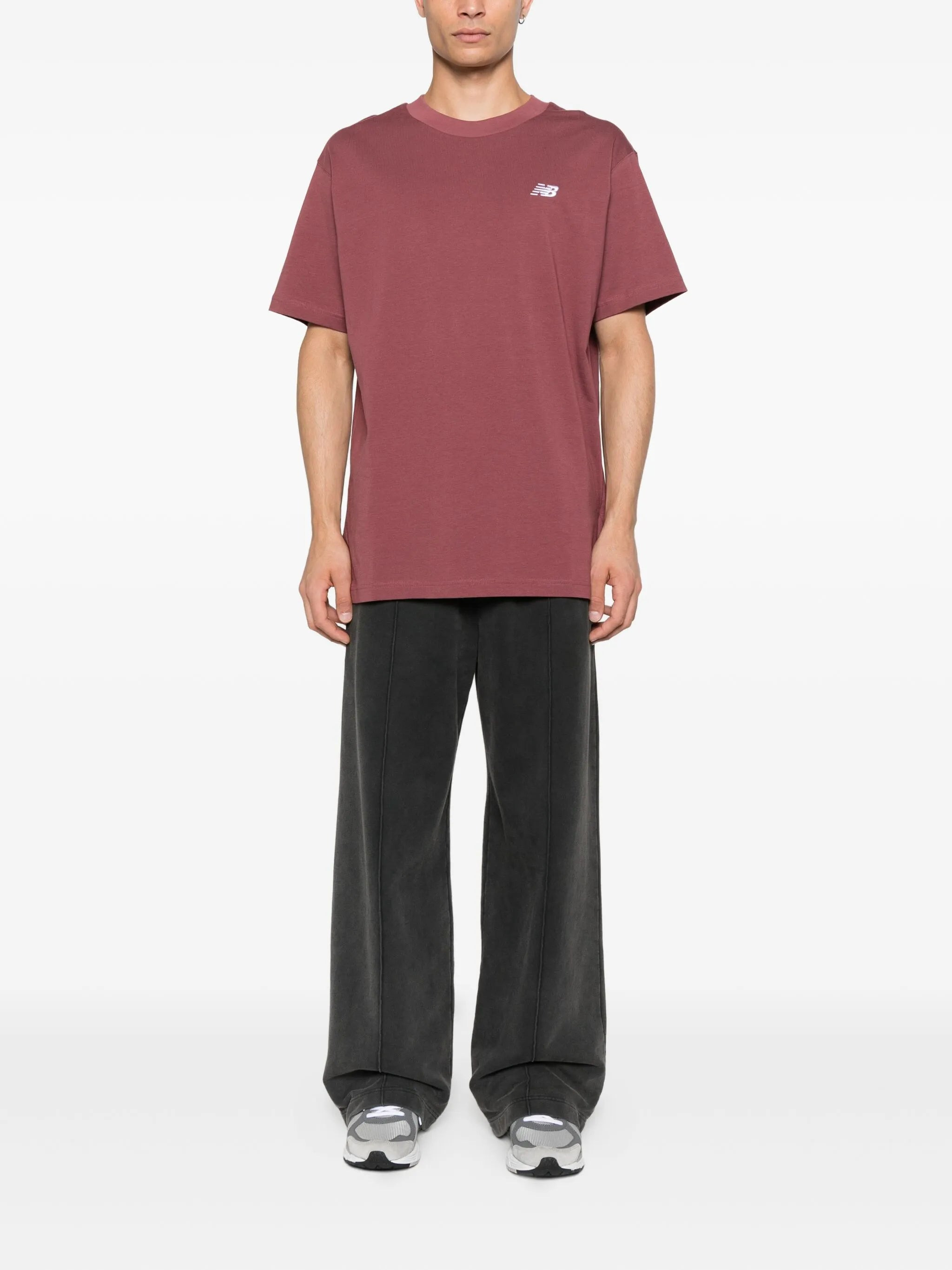 New Balance Embroidered-logo Cotton T-shirt - 2