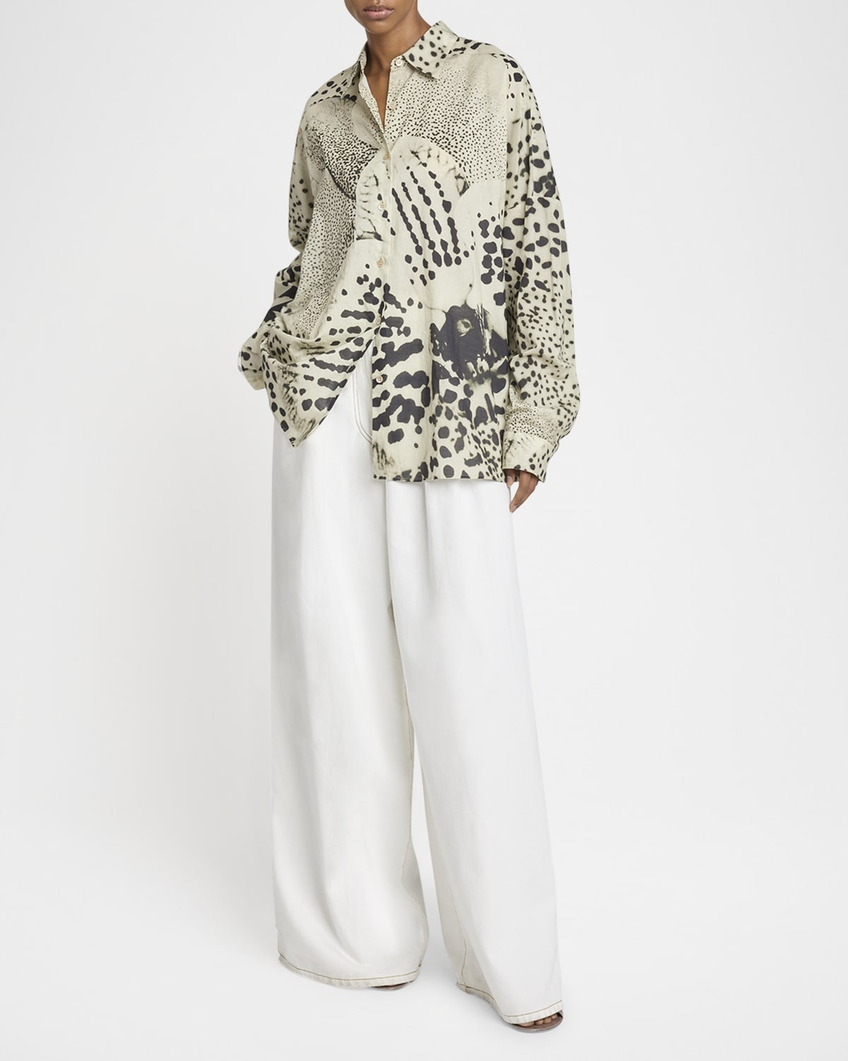 Dries Van Noten COTTON COCOON SHIRT | REVERSIBLE