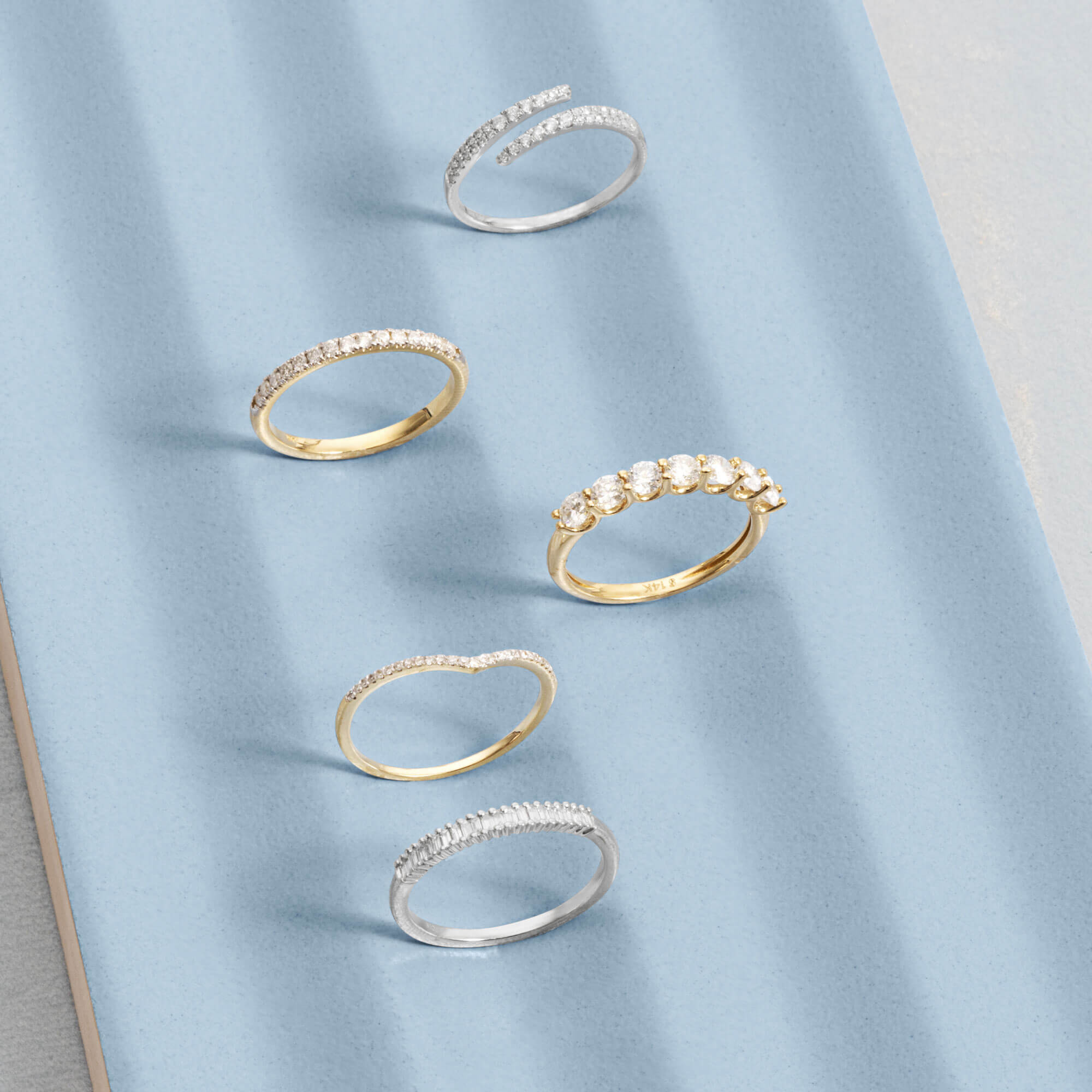 Lucky Seven LAB-Created Diamond Band - 7