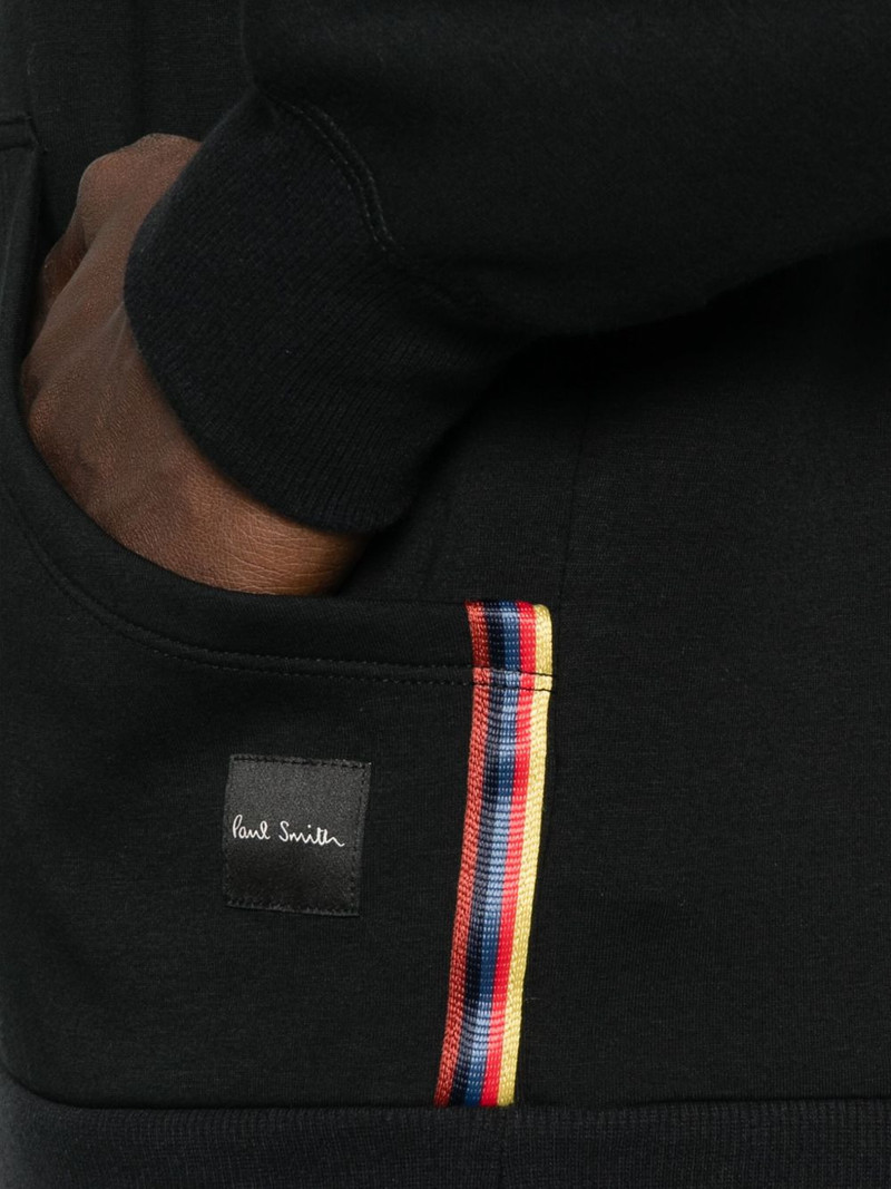 striped-detail hoodie 5