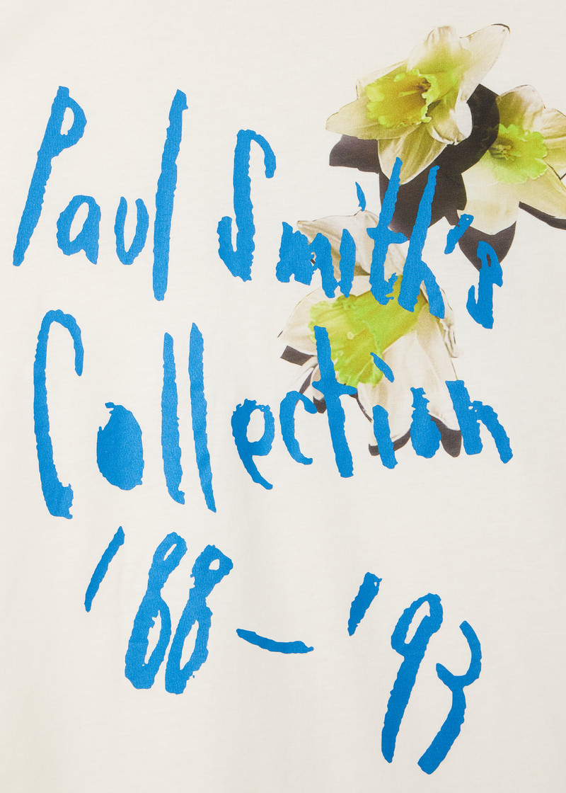 Paul Smith White 'Collection 88-93' Print T-Shirt outlook