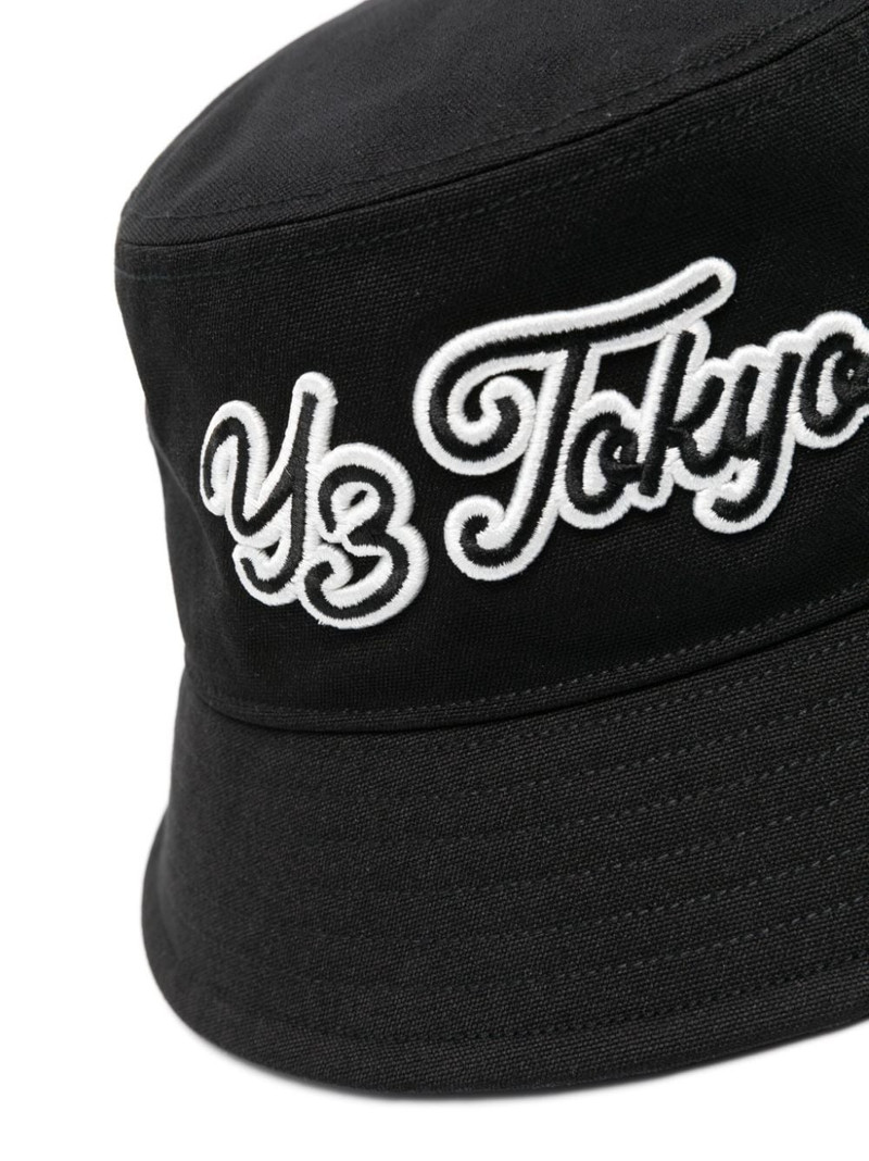 Y-3 logo-embroidered bucket hat outlook