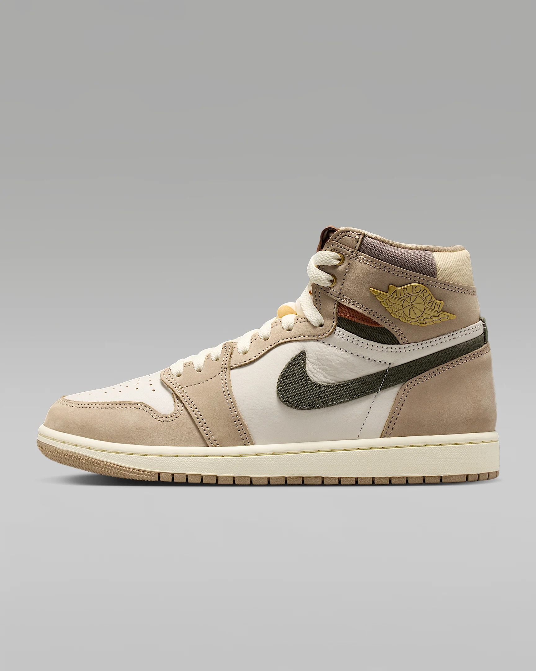 Air Jordan 1 High OG "Khaki" Women's Shoes - 1