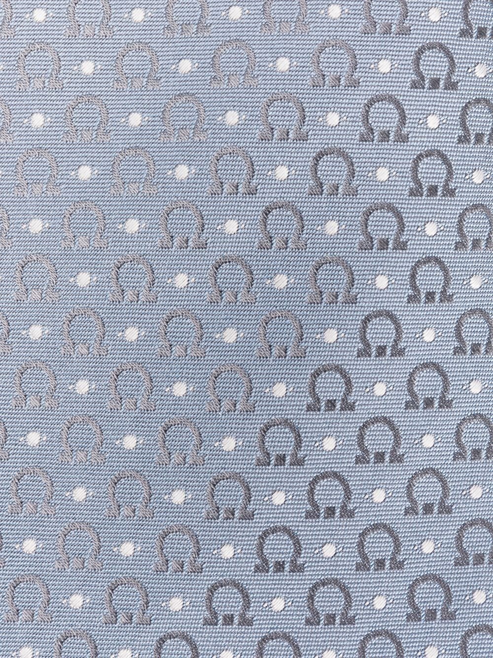 Gancini print tie - 2