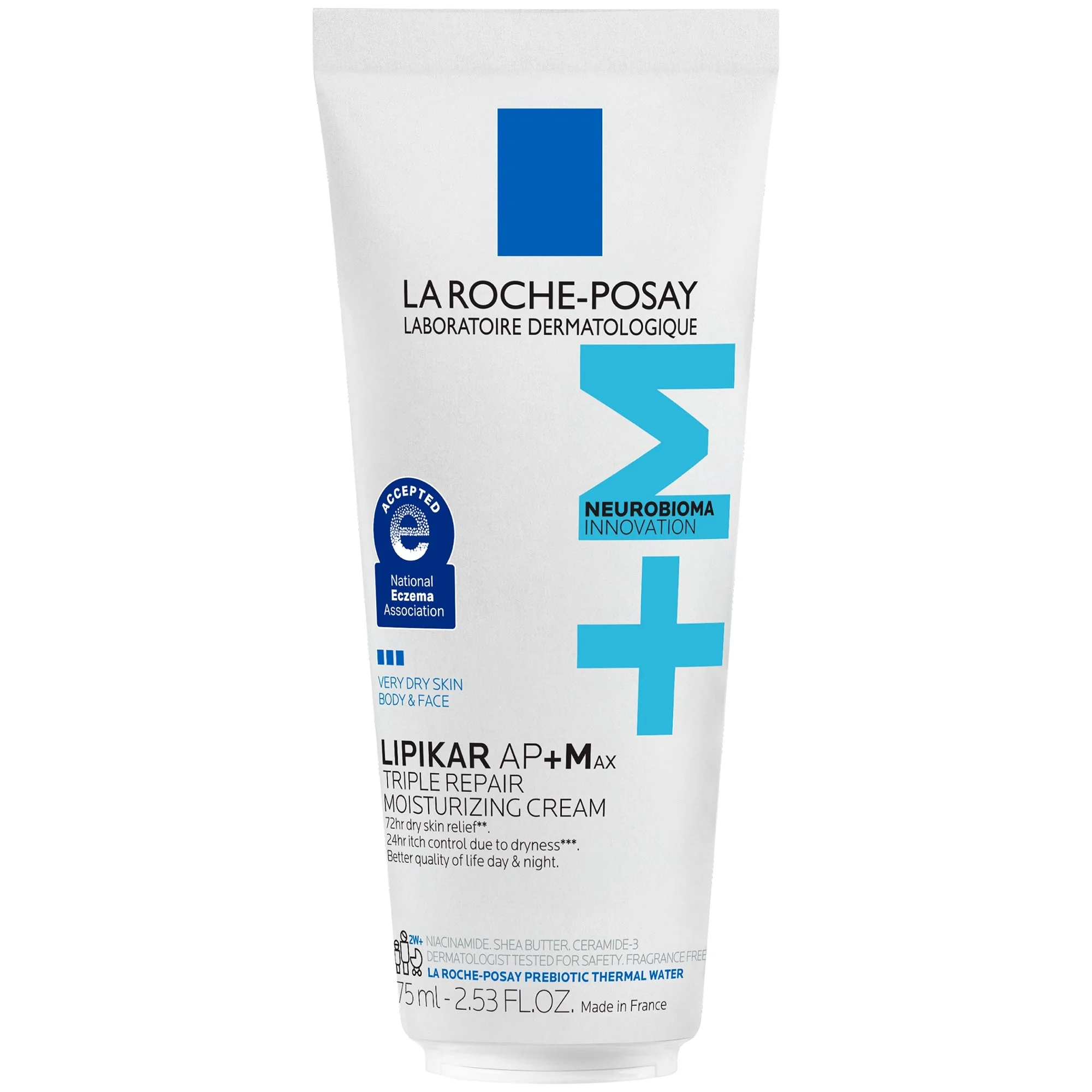 La Roche-Posay Lipikar AP+MAX Triple Repair Moisturizing Cream (2.53 fl. oz.) - 1