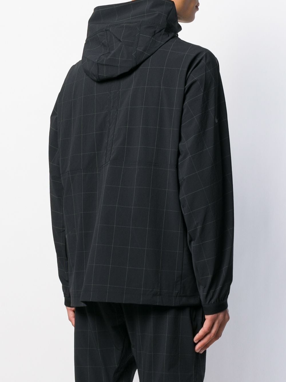 checked pullover jacket - 4