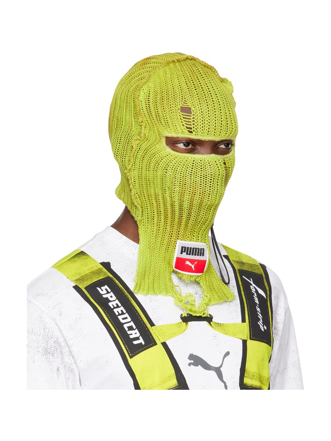 Green A$AP Rocky Edition Distressed Balaclava - 2