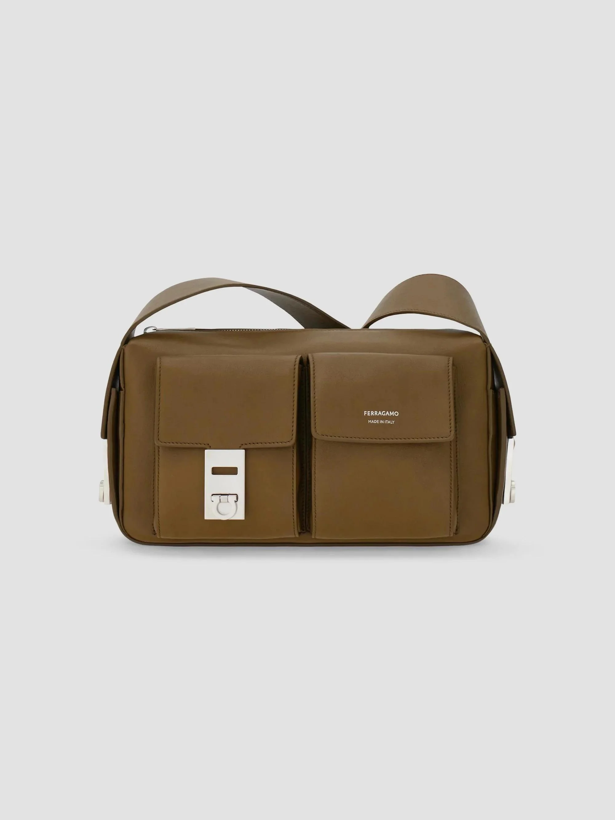 Men's Hug Buckle Utility Shoulder Bag - Soy Seed - 1