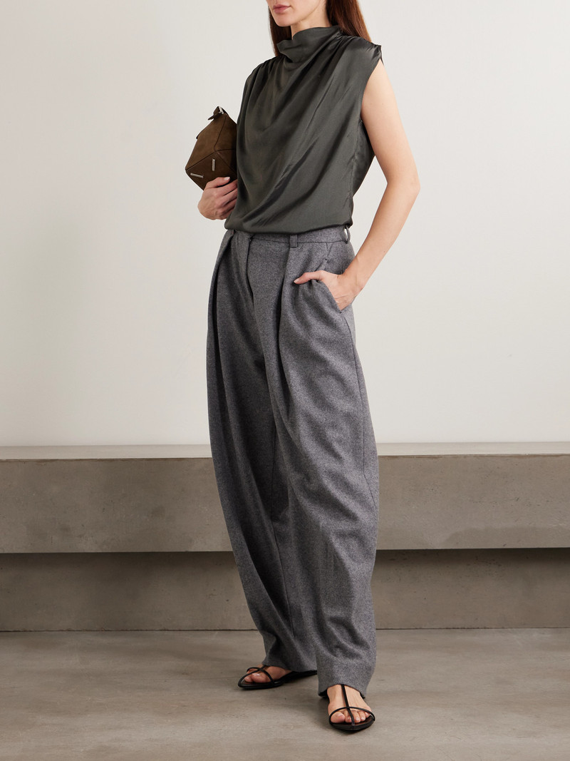 KALLMEYER Penny Draped Satin Top outlook