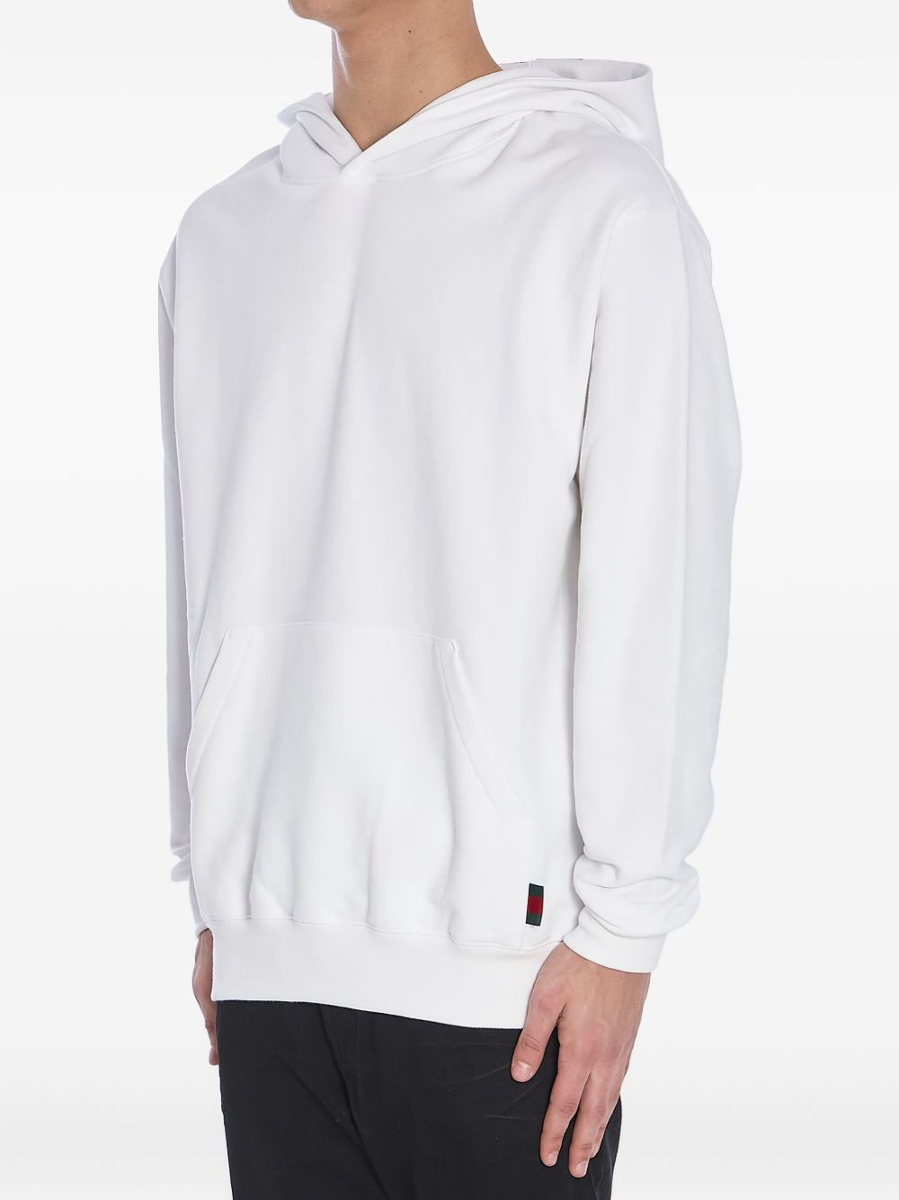hooded stripe sweatshirt - 2
