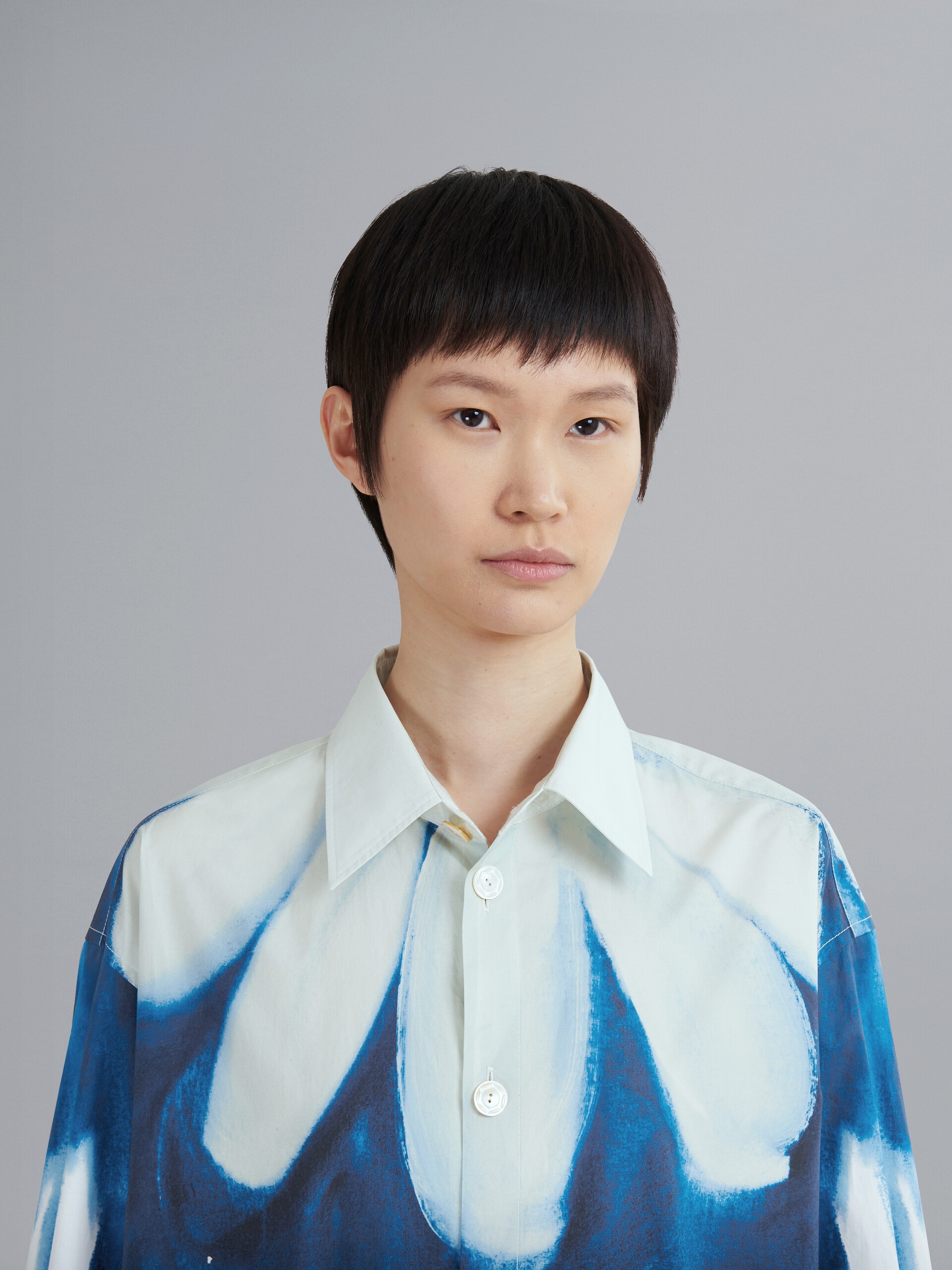 DRIPPING DAISY POPLIN CHEMISIER DRESS - 4