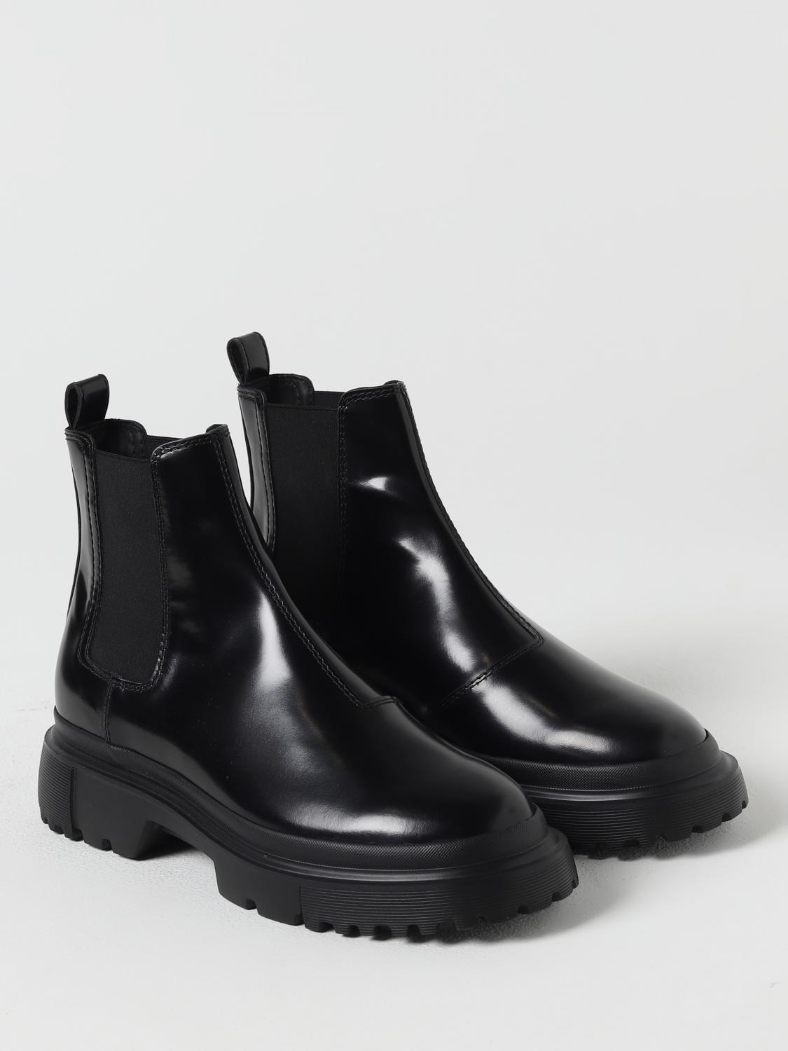 Hogan H629 ankle boots in brushed leather - 2