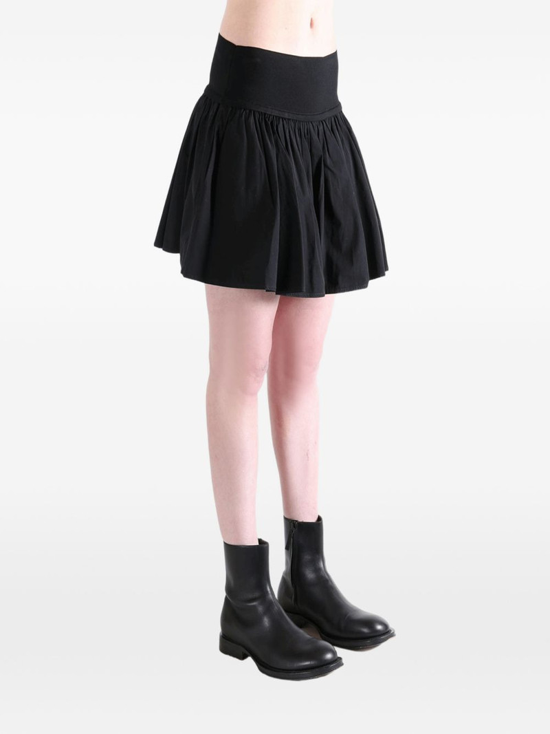 gathered mini skirt 3