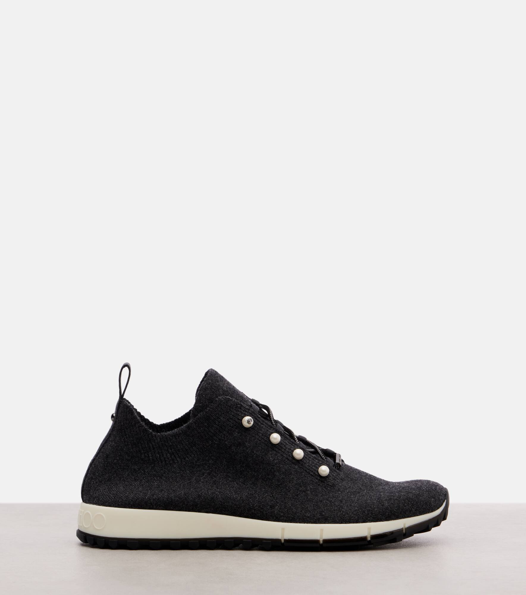 Veles embellished cashmere sneakers - 4
