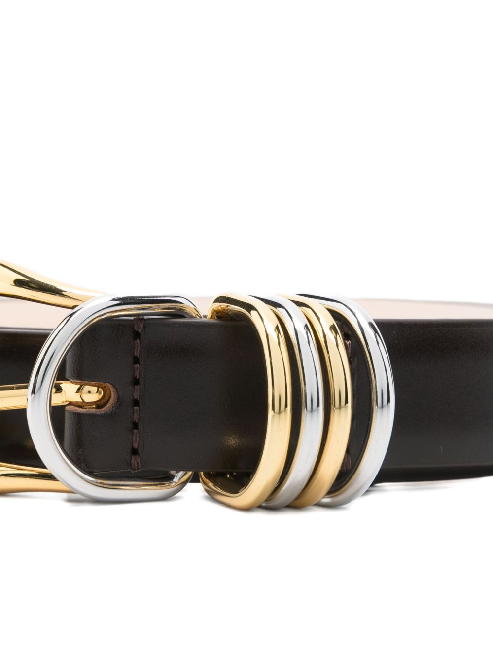 Hollyhock mixed-metal buckle belt - 2