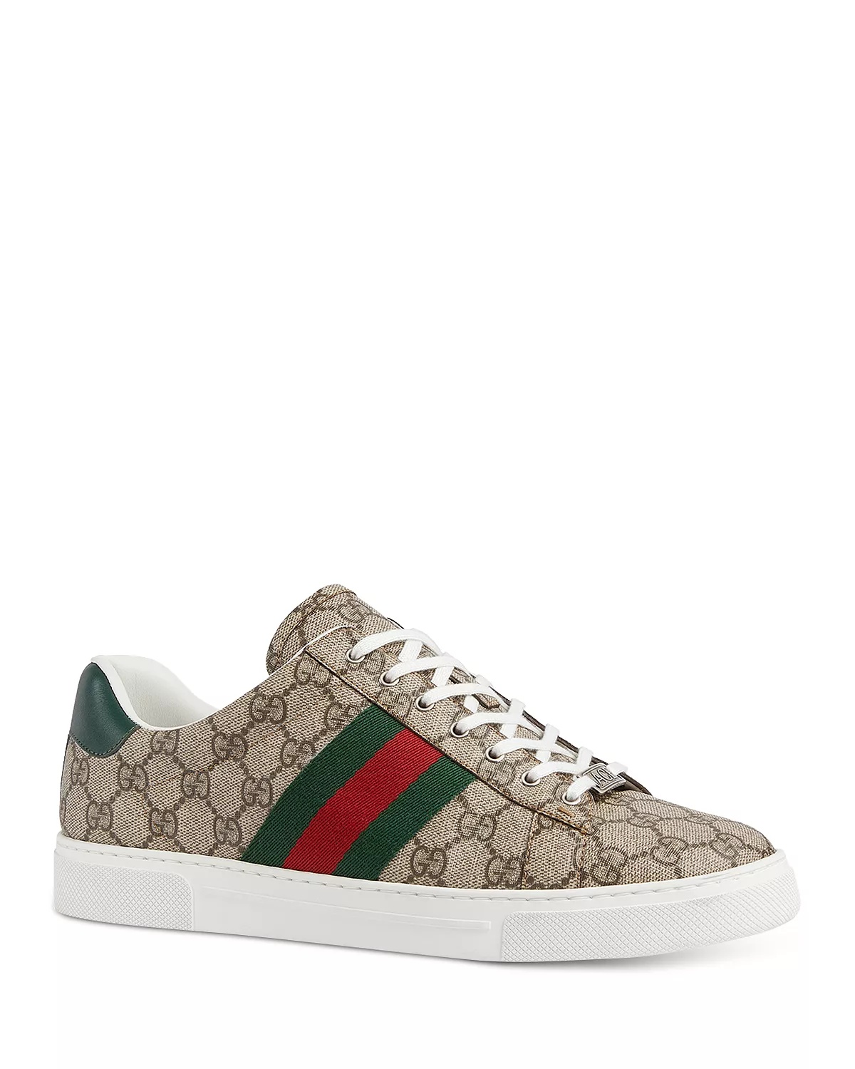 Men's Gucci Ace Canvas and Leather Sneakers - 1